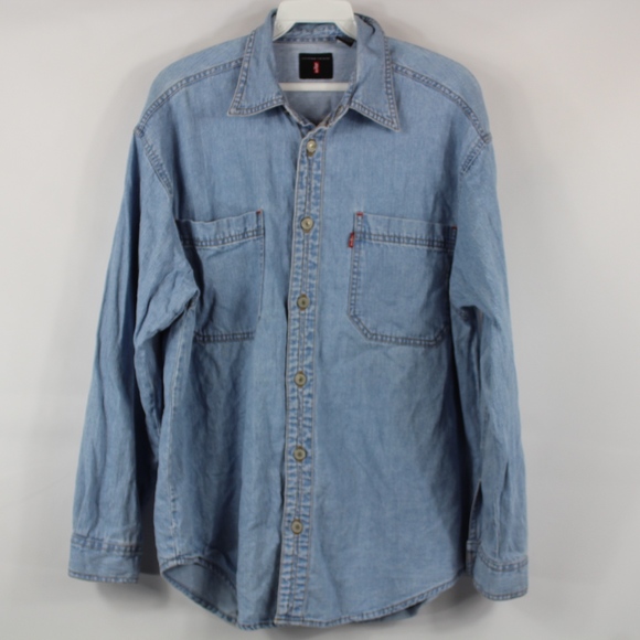 vintage levi's button up shirt